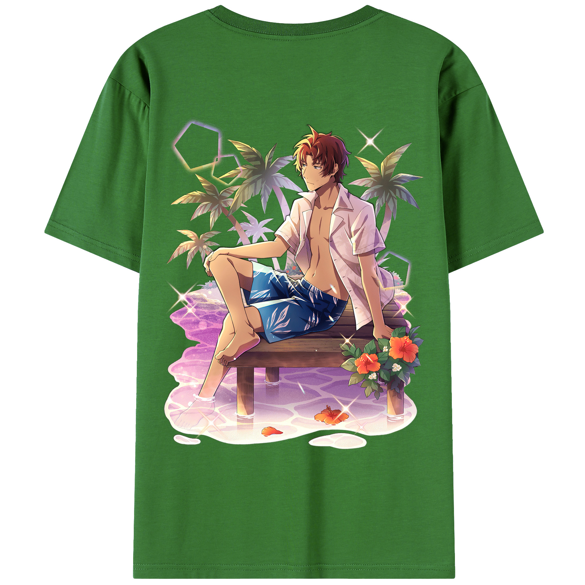 （画像用） 文豪ストレイドッグス Bungo Stray Dogs レディース半袖Tシャツ(バックプリント)